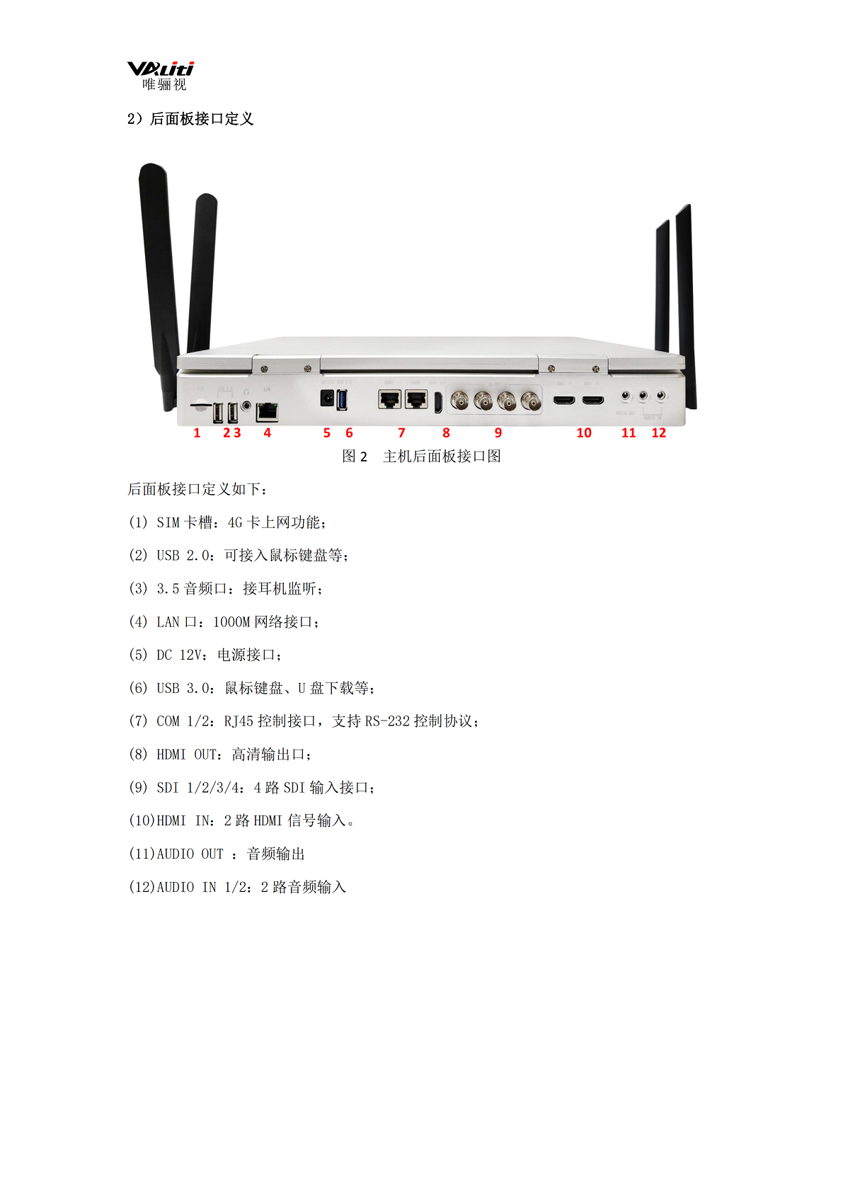 唯骊视 T600-4G 品牌无线便携系统产品规格书_02.png